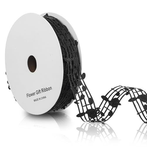 1 Rolle 20 Yards Musiknotenband schwarz Notationsbänder hohl ausgeschnitten Musiknotenband hohle Polyesterbänder für Scrapbooking Geschenk DIY Handarbeit Handwerk Geburtstag Party Dekoration 1 Rolle 20 Yards Musiknotenband schwarz Notationsbänder hohl ausgeschnitten Musiknotenband hohle Polyesterbänder für Scrapbooking Geschenk DIY Handarbeit Handwerk Geburtstag Party Dekoration von Bruislard