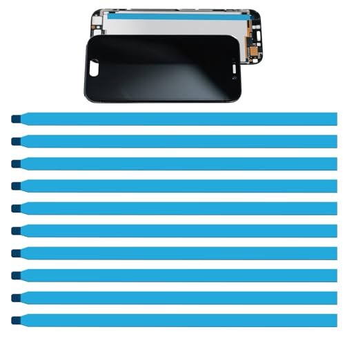 10 Stück Geeignet für LCD Bildschirm Band, Klebeband für Laptop Bildschirme, Neue Pull Tab Stretch Peel Band für Tablets, Handys, Laptops, LCD Bildschirm gehäuse, Reparatur(ohne Griff, 212 mm) von Bruislard