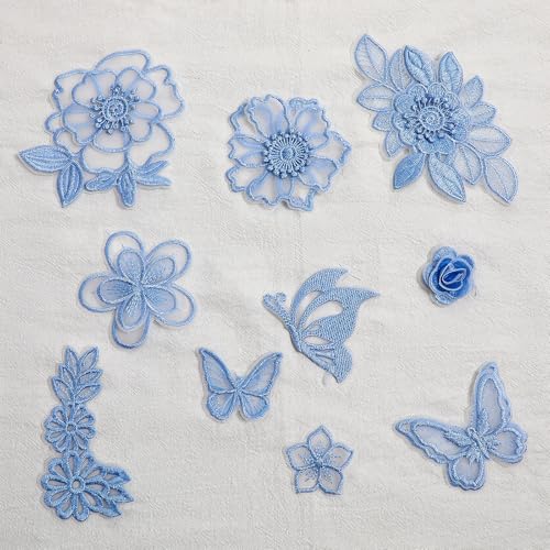 10 Stück Spitze Blumen Zum Aufnähen Patches Applikationen Gestickte Basteln Aufnäher Patches für Dekorieren Kleidung Tasche Haarschmuck DIY Handgemachte Projekte 10 Stück Spitze Blumen Zum Aufnähen Patches Applikationen Gestickte Basteln Aufnäher Patches für Dekorieren Kleidung Tasche Haarschmuck DIY Handgemachte Projekte von Bruislard