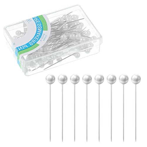 100 Stück Stecknadeln mit Perlkopf Nähnadeln Stecknadeln mit Kopf Lang Gerade 38 mm Nähstifte Pins für Hijab Sewing Schneiderhandwerk Dekorationen Craft Jewelry Komponenten 100 Stück Stecknadeln mit Perlkopf Nähnadeln Stecknadeln mit Kopf Lang Gerade 38 mm Nähstifte Pins für Hijab Sewing Schneiderhandwerk Dekorationen Craft Jewelry Komponenten von Bruislard