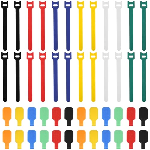 48 St Kabelbeschriftung für Home Office Zubehör: 24 Stück Kabelbinder and 24 Stück Nylon Kabeletiketten Kabel Bunt Wiederverwendbare Mehrfarbige Kabelmarkierung Zum Identifizierung von Kabel Drähten 48 St Kabelbeschriftung für Home Office Zubehör: 24 Stück Kabelbinder and 24 Stück Nylon Kabeletiketten Kabel Bunt Wiederverwendbare Mehrfarbige Kabelmarkierung Zum Identifizierung von Kabel Drähten von Bruislard