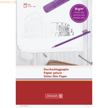 10 x Brunnen Durchschlagpapier A4 30g/qm VE=100 Blatt 10 x Brunnen Durchschlagpapier A4 30g/qm VE=100 Blatt von Brunnen