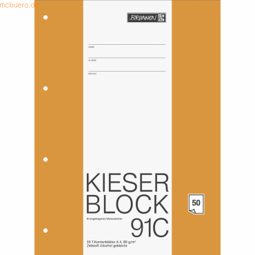 10 x Brunnen Kieser-Block A4 T-Konten 50 Blatt 10 x Brunnen Kieser-Block A4 T-Konten 50 Blatt von Brunnen