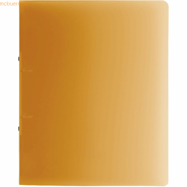 10 x Brunnen Ringbuch Fact! A4 25mm 2 Ringe orange von Brunnen