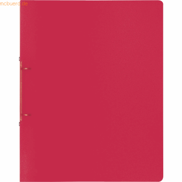 10 x Brunnen Ringbuch Fakt! A4 25mm 2 Ringe PP red von Brunnen