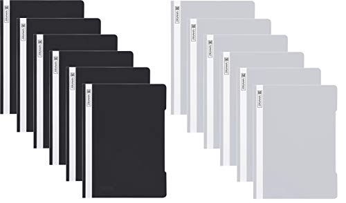 12 Brunnen Schnellhefter A4 schwarz/grau PP-Folie glasklares Deckblatt 12 Brunnen Schnellhefter A4 schwarz/grau PP-Folie glasklares Deckblatt von BRUNNEN