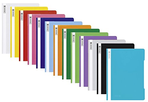 14 Schnellhefter Brunnen aus PP, 13 Farben, 13 Farben NEU, 1 von BRUNNEN