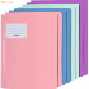 25 x Brunnen Schnellhefter Fact! A4 PP pastellpink/pastellblau/pastell 25 x Brunnen Schnellhefter Fact! A4 PP pastellpink/pastellblau/pastell von Brunnen