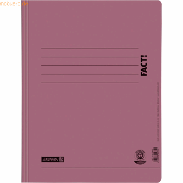 25 x Brunnen Schnellhefter Fact! A4 Recycling pink 25 x Brunnen Schnellhefter Fact! A4 Recycling pink von Brunnen
