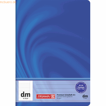 25 x Brunnen Schulheft Vivendi A5 16 Blatt Lineatur dm 25 x Brunnen Schulheft Vivendi A5 16 Blatt Lineatur dm von Brunnen