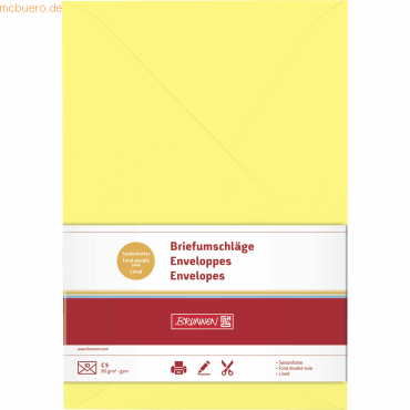 5 x Brunnen Briefumschläge B5 Nassklebung 80g/qm gelb VE=10 Stück 5 x Brunnen Briefumschläge B5 Nassklebung 80g/qm gelb VE=10 Stück von Brunnen
