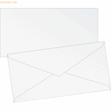 5 x Brunnen Briefumschläge DINlang Seidenfutter 80g/qm perlweiß VE=10 5 x Brunnen Briefumschläge DINlang Seidenfutter 80g/qm perlweiß VE=10 von Brunnen
