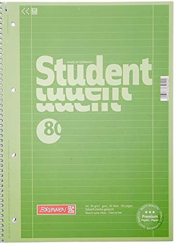 5x Brunnen Collegeblock A4 kiwi, LIN. 27 5x Brunnen Collegeblock A4 kiwi, LIN. 27 von BRUNNEN