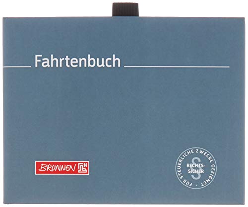 5x Brunnen Fahrtenbuch A6 40Bl Hardcover von BRUNNEN
