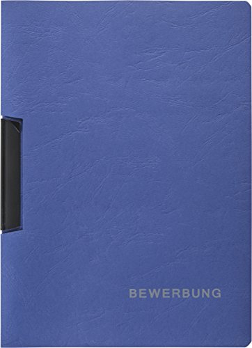 BRUNNEN 102012730 Bewerbungsmappe (Karton, A4) dunkelblau/schwarz von Brunnen