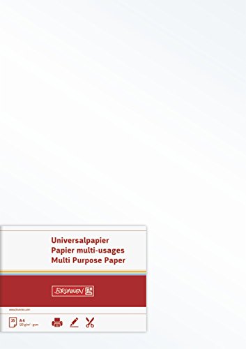 BRUNNEN Multifunktionspapier Universalpapier | A4, 120 g/m², perlweiß, 35 Blatt von BRUNNEN
