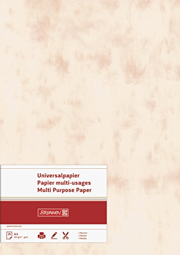 BRUNNEN 105141024 Multifunktions-Universalpapier (A4, 80 g/qm) rot von BRUNNEN