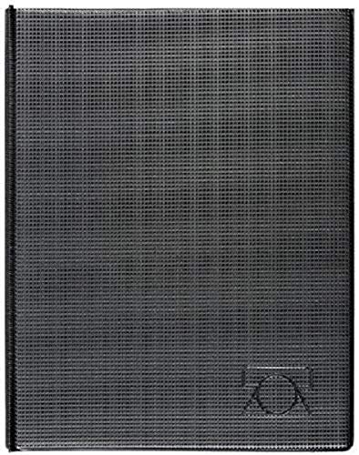 BRUNNEN 1064345 Telefonringbuch/-mappe (strapazierfähige Folie, 177 x 226 mm) schwarz von Brunnen