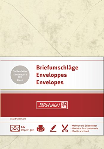 BRUNNEN Briefumschlag C6 ch Marmor mFut BRUNNEN Briefumschlag C6 ch Marmor mFut von Baier & Schneider