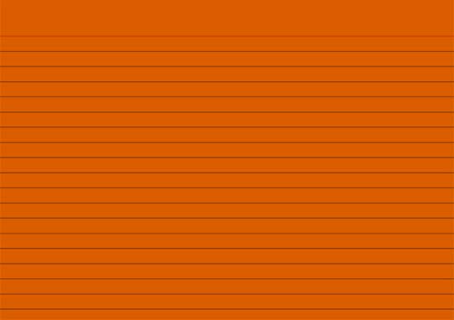 BRUNNEN Karteikarte, liniert 6 mm, A5 quer, Karton, 180 g/m², orange (100 Stück), Sie erhalten 1 Packung á 100 Stück von BRUNNEN