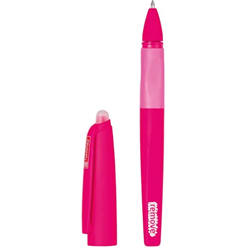 Brunnen, Remove, Radierbarer Gelschreiber für Schule/Universität/Büro, Ersatz für Kugelschreiber & Tintenroller, Nachfüllbar, rutschfeste Griffzone, schnell trocknende Gel-Tinte (Pink) von BRUNNEN