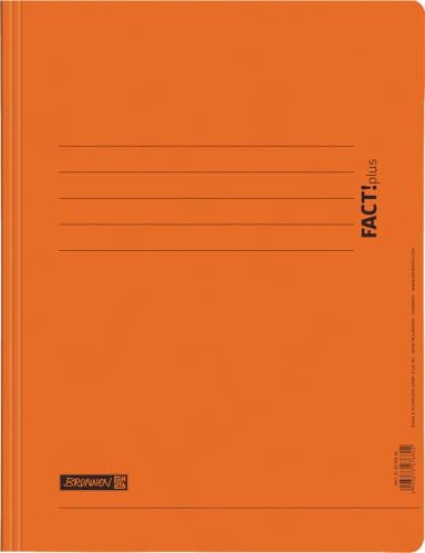 BRUNNEN Schnellhefter FACT!plus | A4, Füllhöhe: 10 mm, orange von BRUNNEN
