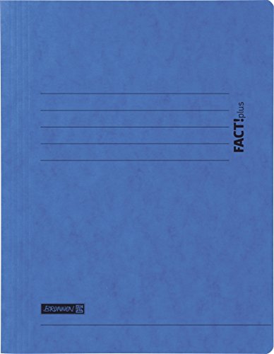 Brunnen 102015430 Sammelmappe A4 FACT!plus (hochwertiger Pressspankarton) blau Für größere Ansicht Maus über das Bild ziehen Brunnen 102015430 Sammelmappe A4 FACT!plus (hochwertiger Pressspankarton) blau mit Gummizug von BRUNNEN