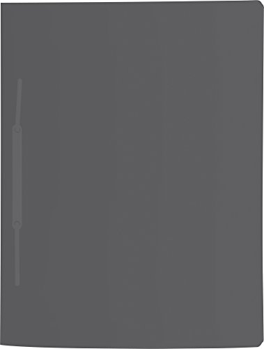 Brunnen 102015680 Schnellhefter (A4, mit je einem Einsteckfach vorne und hinten, mit Amtsheftung, aus PP) schwarz) von Brunnen