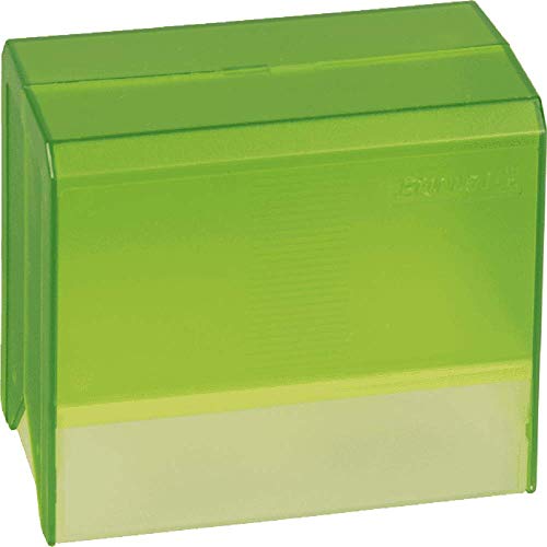 Brunnen 102056152 Karteikasten / Karteibox (Styrolux, A6, für circa 300 Stück) grün von BRUNNEN