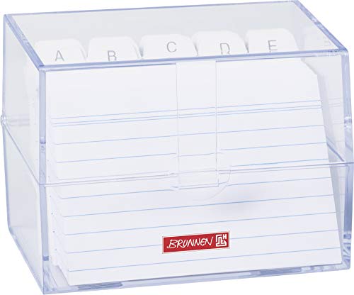 Brunnen Karteibox A7 gefüllt transparent Brunnen Karteibox A7 gefüllt transparent von BRUNNEN