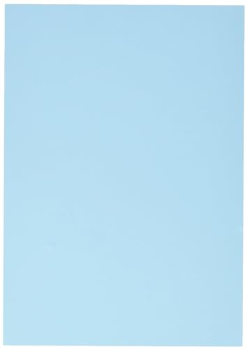 Brunnen 102250030 Karteikarte (A5 unliniert, 100 Stück, eingeschweißt) blau von Brunnen