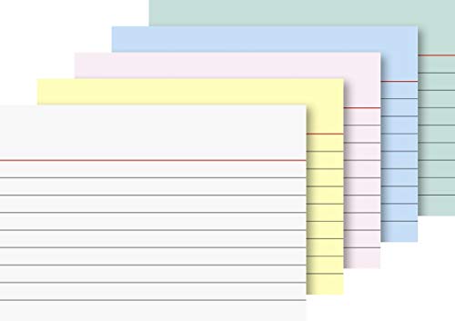 Brunnen 102279195 Karteikarte (A7 liniert, 200 Stück, eingeschweißt) sortiert von Brunnen