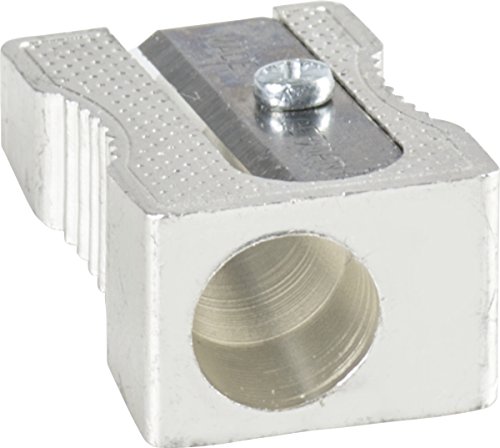 Brunnen 1029896 Spitzer aus Metall, Einfachspitzer, 2,5 x 1 x1 cm, für Stifte bis 8 mm Durchmesser) von BRUNNEN