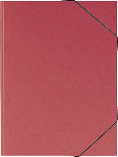 Brunnen 104708324 Sammelmappe (A3, Karton, mit Gummizug) rot von BRUNNEN