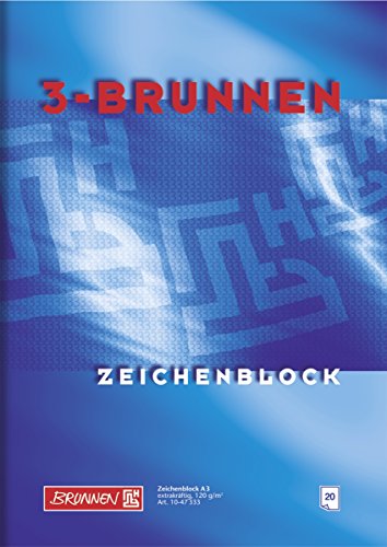 Brunnen Zeichenblock A3 120g 20Bl von BRUNNEN