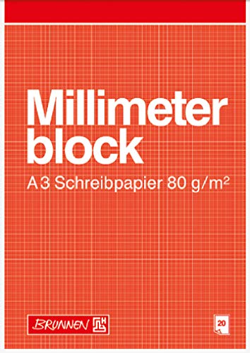 Millimeterblock A320BlSchreibpapier von BRUNNEN