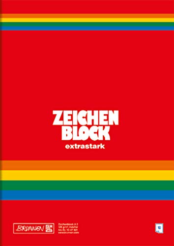 Brunnen 1047921 Zeichenblock (A2, 125 g/m², 10 Blatt) von BRUNNEN