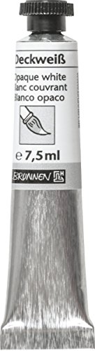 Brunnen 1048803 Deckweiß (Deckfarben, 7,5 ml) von Brunnen