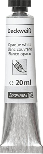 Brunnen 1048804 Deckweiß (Deckfarben, 20 ml) von BRUNNEN