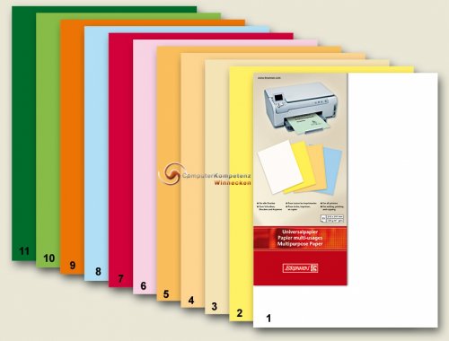 Brunnen 105125014 Universalpapier, A4, 50 Blatt, 80 g/m², honig Brunnen 105125014 Universalpapier, A4, 50 Blatt, 80 g/m², honig von BRUNNEN