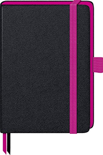 Brunnen 105571826 Notizbuch Kompagnon Trend (Hardcover, 9,5 x 12,8 cm, kariert, 192 Seiten) 1 Stück pink von Brunnen