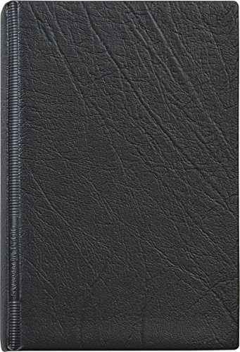 Brunnen 106501090 Ringbuch (A7, 6 Ringe, Kunststoff-Einband, inkl. 50 Blatt (liniert), A-Z Register, durchsichtiger Einstecktasche) schwarz von Brunnen