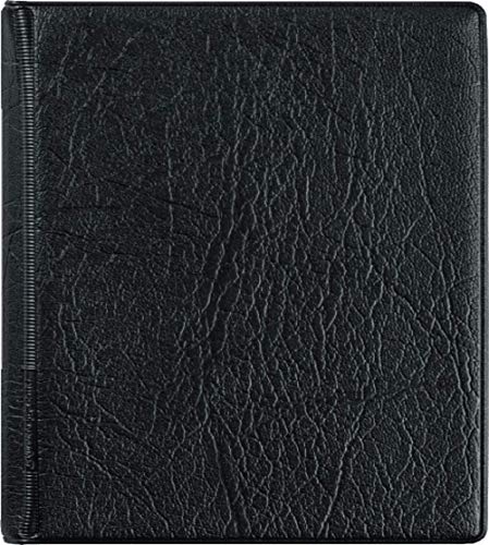 Brunnen 106511090 Ringbuch (für Blattgröße 8,8 x 15,2 cm, 6 Ringe, Kunststoff-Einband inkl. 50 Blatt (liniert), A-Z Register, durchsichtiger Einstecktasche) schwarz von BRUNNEN