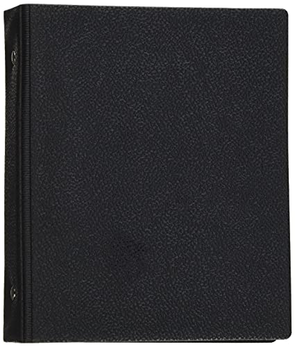 Brunnen 106520090 Ringbuch (A6, 2 Ringe, Kunststoff-Einband, inkl. durchsichtiger Einsteckecke) schwarz von Brunnen