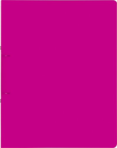 Brunnen 106550526 Ringbuch FACT!pp (A4, transluzente PP-Folie, 25 mm Füllhöhe, 2 Ringe) pink von Brunnen