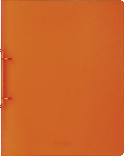 Brunnen 106550540 Ringbuch FACT!pp (A4, transluzente PP-Folie, 25 mm Füllhöhe, 2 Ringe) orange von Brunnen