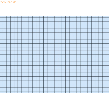 Brunnen Karteikarten A6 kariert blau VE=100 Stück von Brunnen