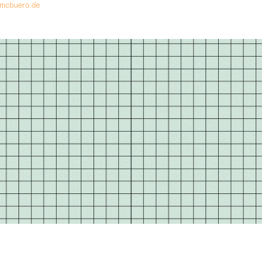 Brunnen Karteikarten A7 kariert grün VE=100 Stück von Brunnen