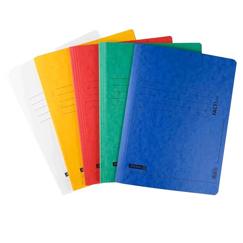 Brunnen FACT!Plus A4 Schnellhefter Sammelmappe Dokumentenmappe aus dickem, gepresstem Karton im praktischen 5er-Set ideal zur Ablage und Organisation für Amtsheftung und kaufmännische Heftung Brunnen FACT!Plus A4 Schnellhefter Sammelmappe Dokumentenmappe aus dickem, gepresstem Karton im praktischen 5er-Set ideal zur Ablage und Organisation für Amtsheftung und kaufmännische Heftung von BRUNNEN
