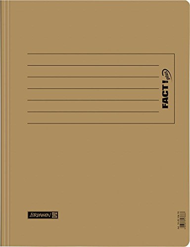 Brunnen Schnellhefter, aus Pappe, 13 Farben, extra stark, 375 g/m² Pacco da 10 braun von BRUNNEN